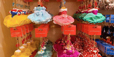 【10/10発売】ディズニープリンセスドレスキーチェーン7選!ミニーちゃんキーチェーンも同日発売!