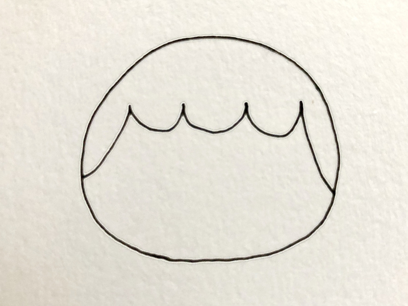 シンデレラ書き方 前髪のふわふわ3つ描き 顔の横へ繋ぐ キャステル Castel ディズニー情報 シンデレラ書き方 前髪のふわふわ3つ描き 顔の横へ繋ぐ キャステル Castel ディズニー情報