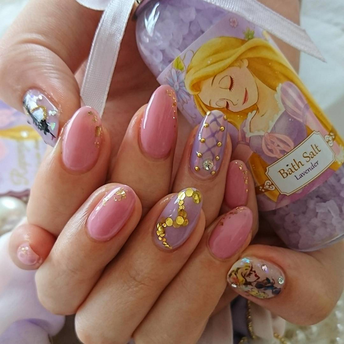 ラプンツェルネイル おしゃれなデザイン10選 ネイルのポイントやこだわりまとめ