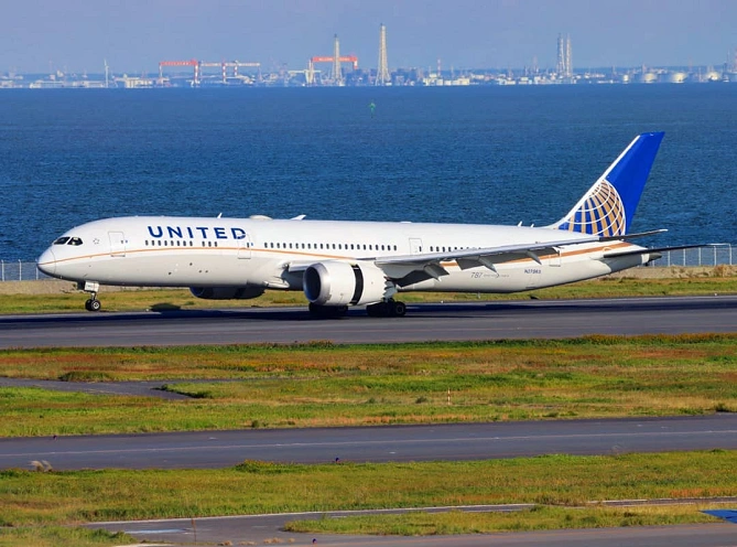 ユナイテッド航空の飛行機