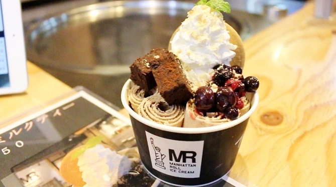 マンハッタンロールアイスクリーム