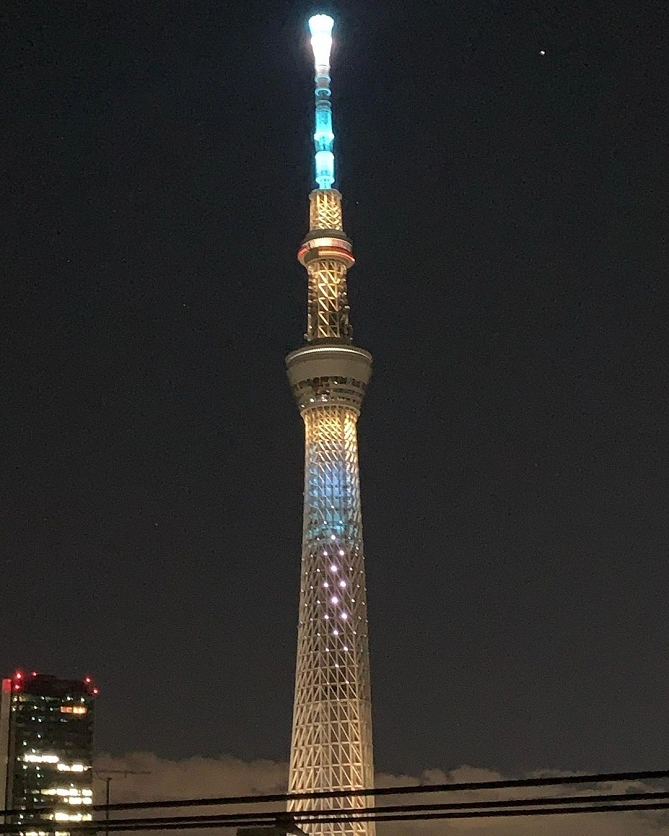 東京スカイツリー通常ライティング「粋」イメージ