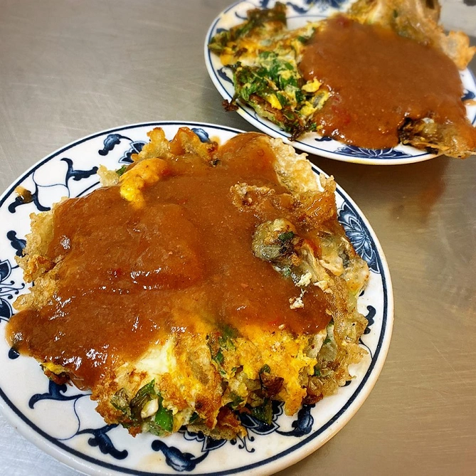 牡蠣オムレツ