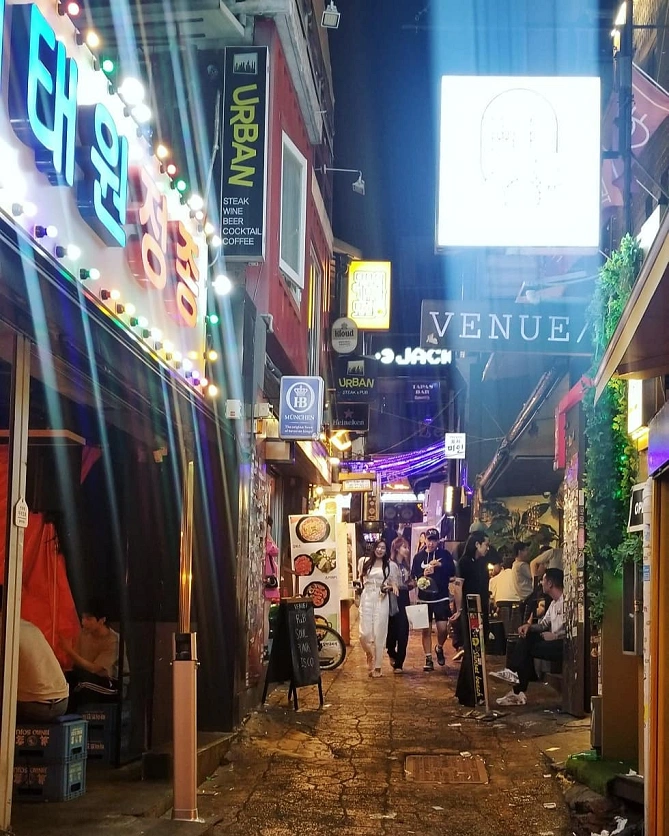 夜の梨泰院