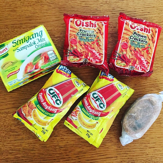 バナナケチャップ（中央）