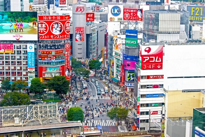 渋谷スクランブル交差点