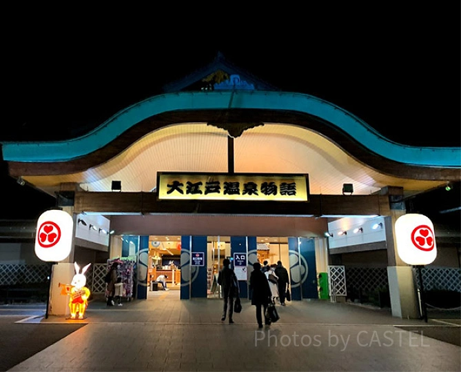 東京お台場大江戸温泉物語の外観