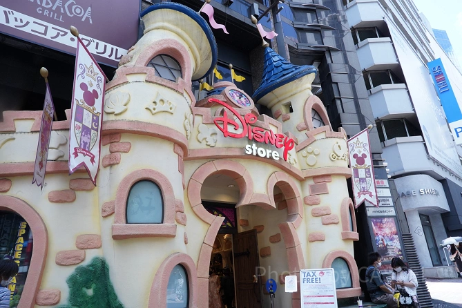 渋谷のディズニーストア