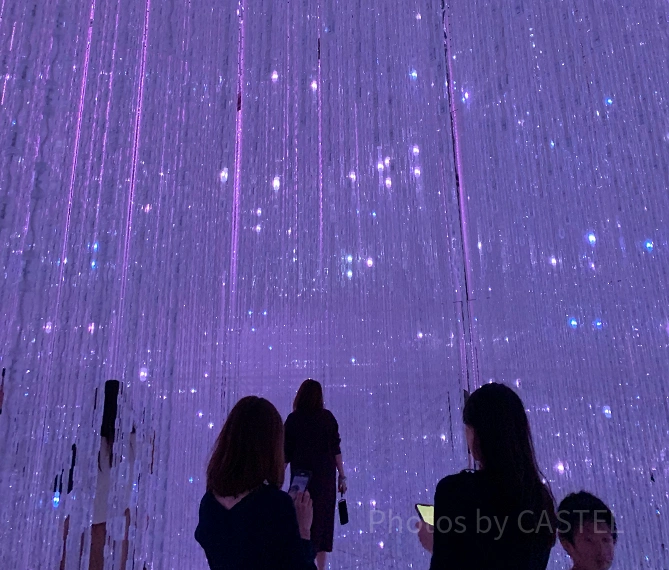 チームラボプラネッツ豊洲の「The Infinite Crystal Universe」