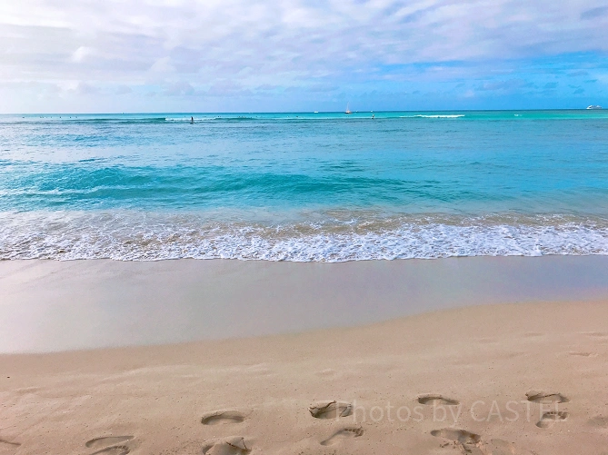 ハワイの海