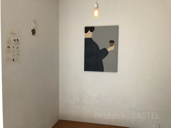 チェジュ島のカフェ店内