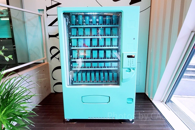 ティファニーカフェの自動販売機