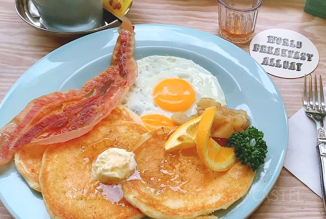 アメリカの朝ごはん