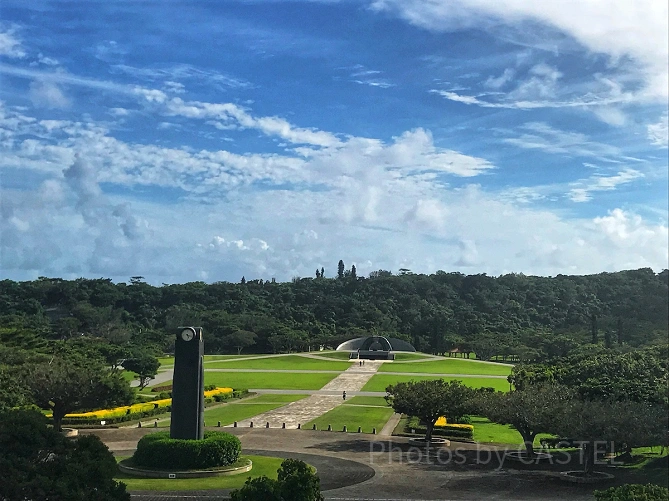 静かな風景がひろがる平和祈念公園