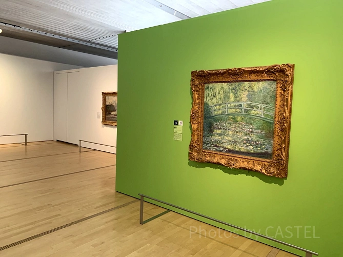 ポーラ美術館の展示（クロード・モネ 《睡蓮の池》）