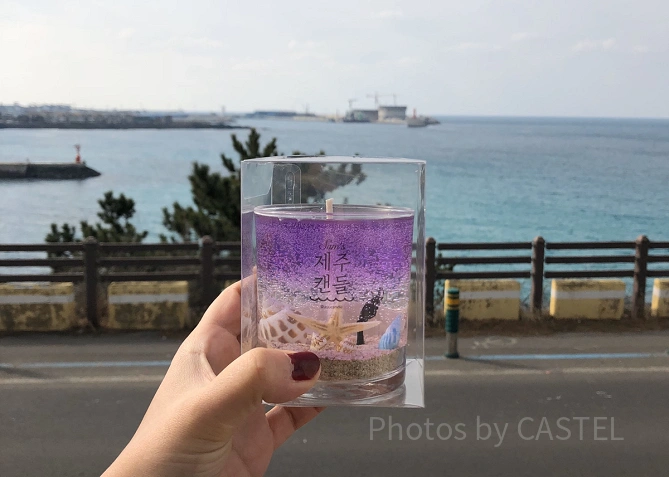 お土産にもピッタリなチェジュ島のキャンドル