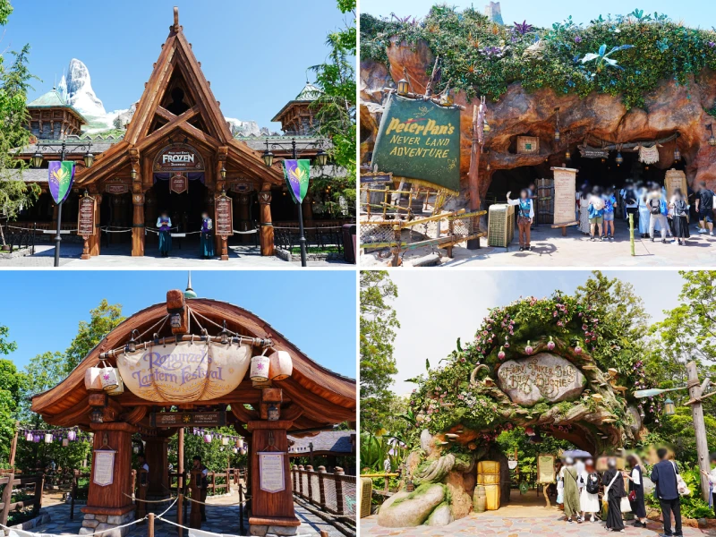 ファンタジースプリングスアトラクションの待ち時間は何分？平日・休日の平均待ち時間を解説！