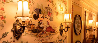 ディズニーランドホテルの客室の絵