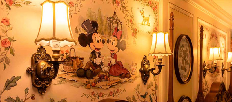 ディズニーランドホテルの客室の絵