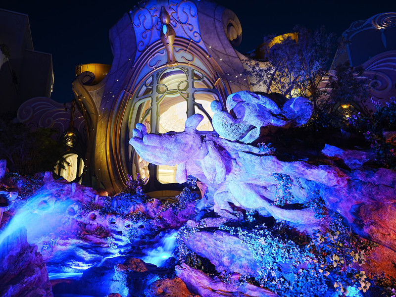 ファンタジースプリングスの夜景