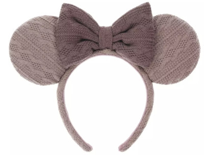 ニットカチューシャ（ブラウン）　ミニー