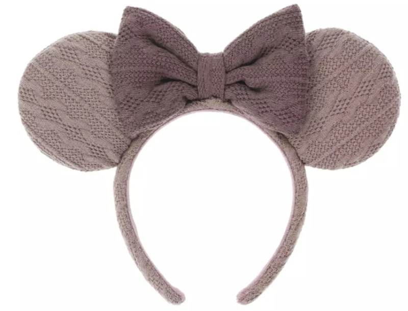 ニットカチューシャ（ブラウン）　ミニー