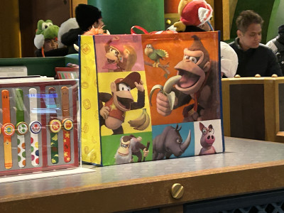 ドンキーコングキャラクターのお土産袋