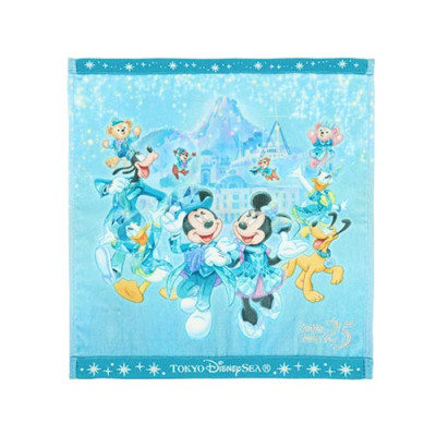 ウォッシュタオル(ディズニーシー25周年グッズ)
