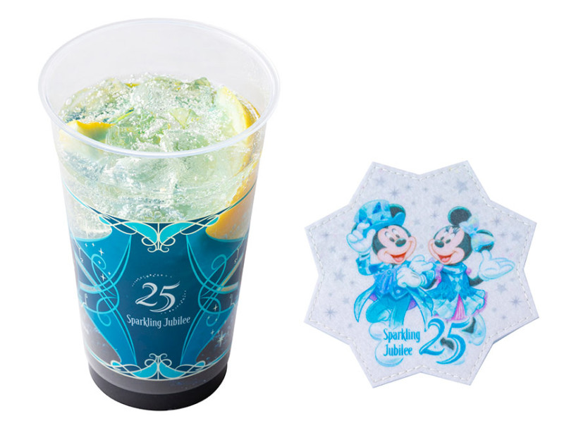 レモネード（ブルーシロップ＆バタフライピー）、スーベニアコースター付き