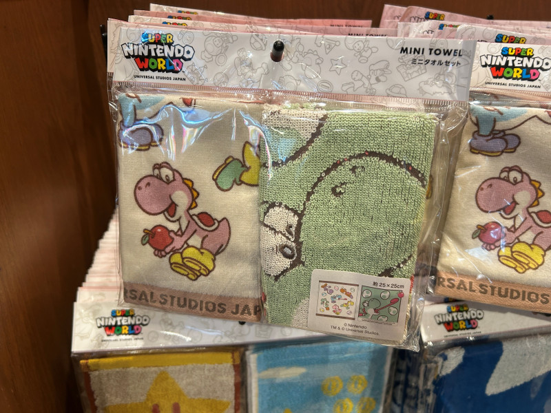 ヨッシーのミニタオルセット