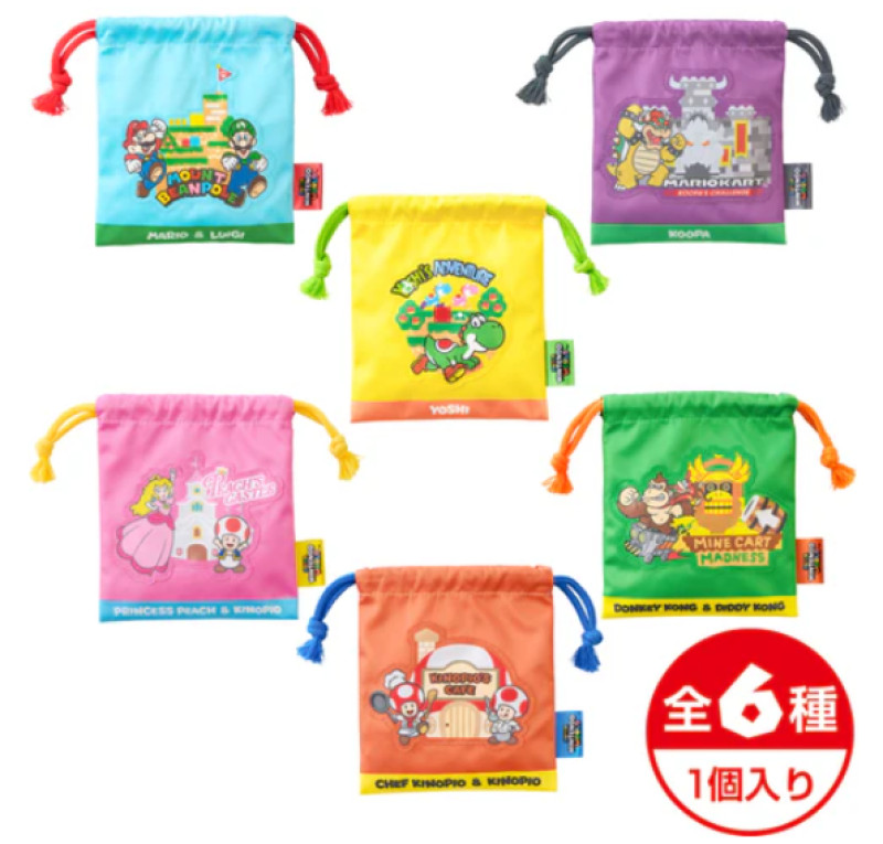 マリオエリア5周年コレクタブル巾着