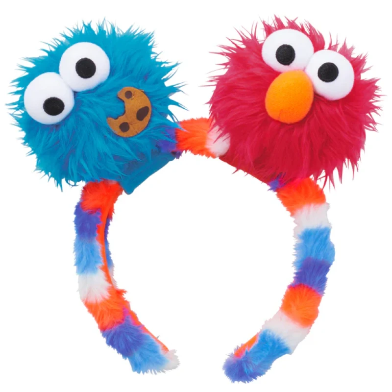 エルモとクッキーモンスターのカチューシャ