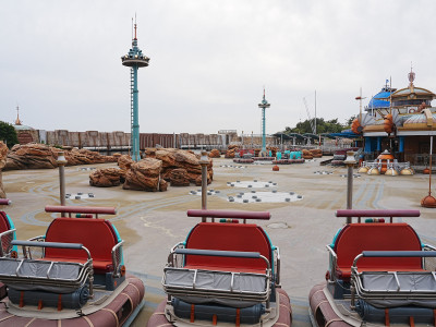 メンテナンスのため休止中のアクアトピア