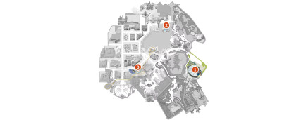 USJ×ワンピース2026の開催場所マップ