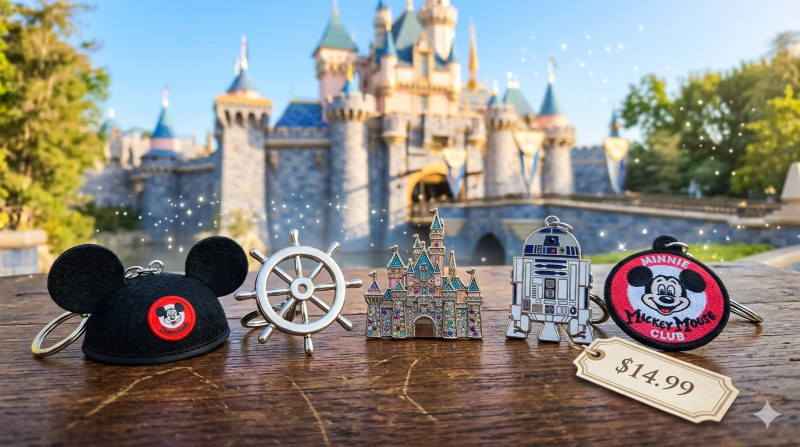 アナハイム ディズニーランド ミッキーマウスイヤリング＆非売品 記念メダル アナハイム ディズニーランド 非売品 記念メダル＆ミッキーマウス