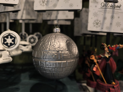 アナハイムディズニーオーナメント：デス・スター