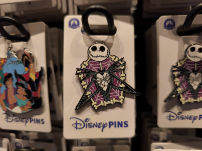 アナハイムディズニーのピンバッジ：ジャック・スケリントン