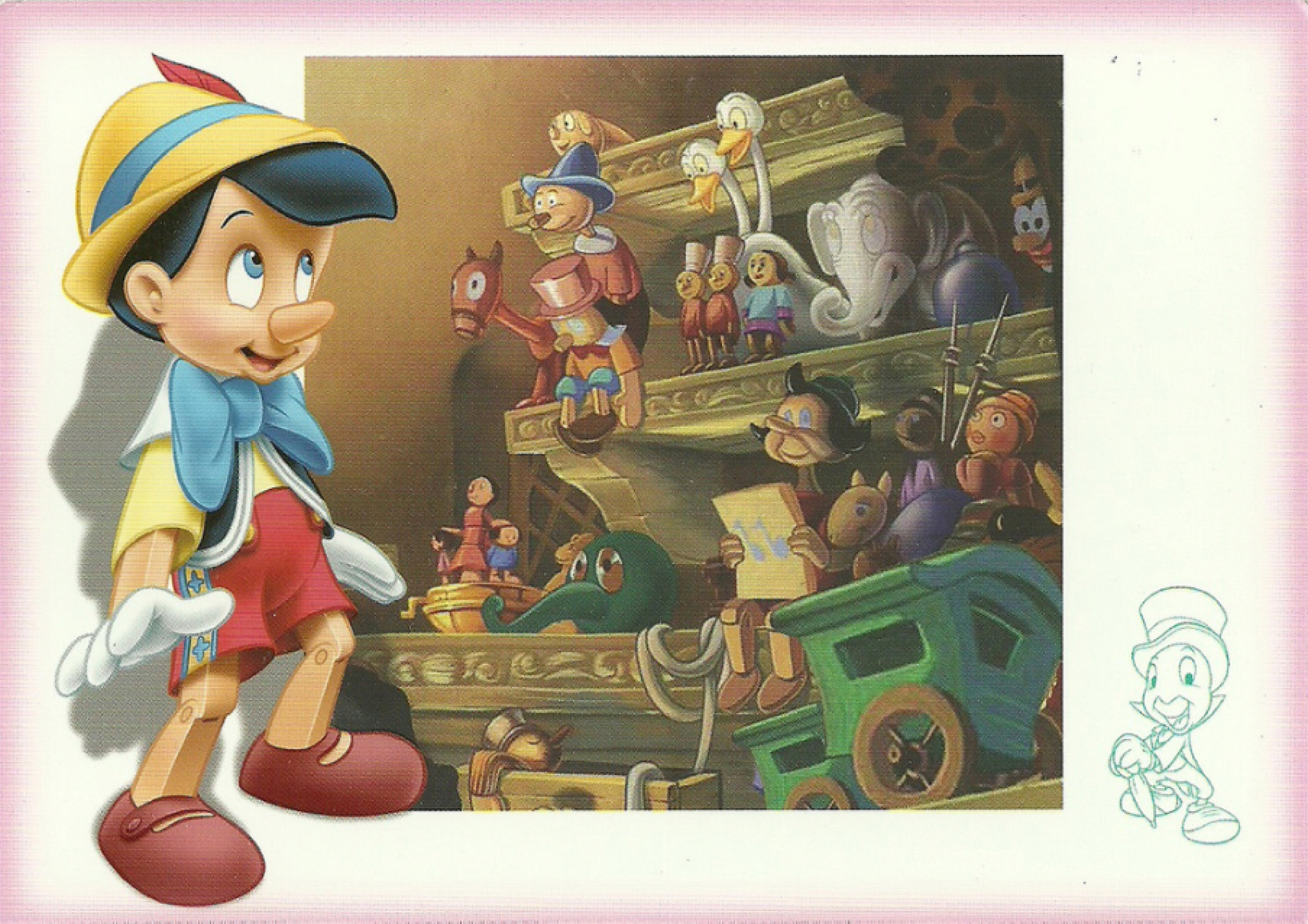 本物の魔法のチケットにはピノキオの絵が キャステル Castel ディズニー情報