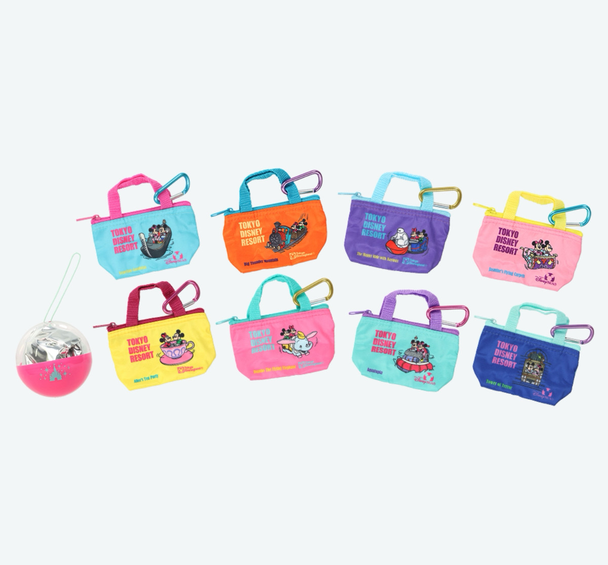 10/2発売】アプリ限定のディズニーガチャガチャにミニポーチが8