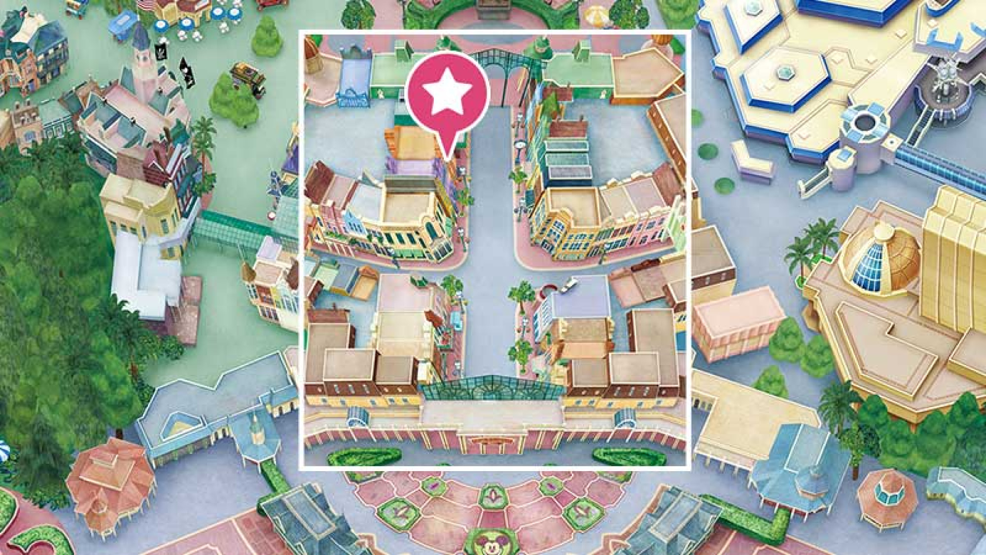 ディズニー カンパニーの地図 キャステル Castel ディズニー情報