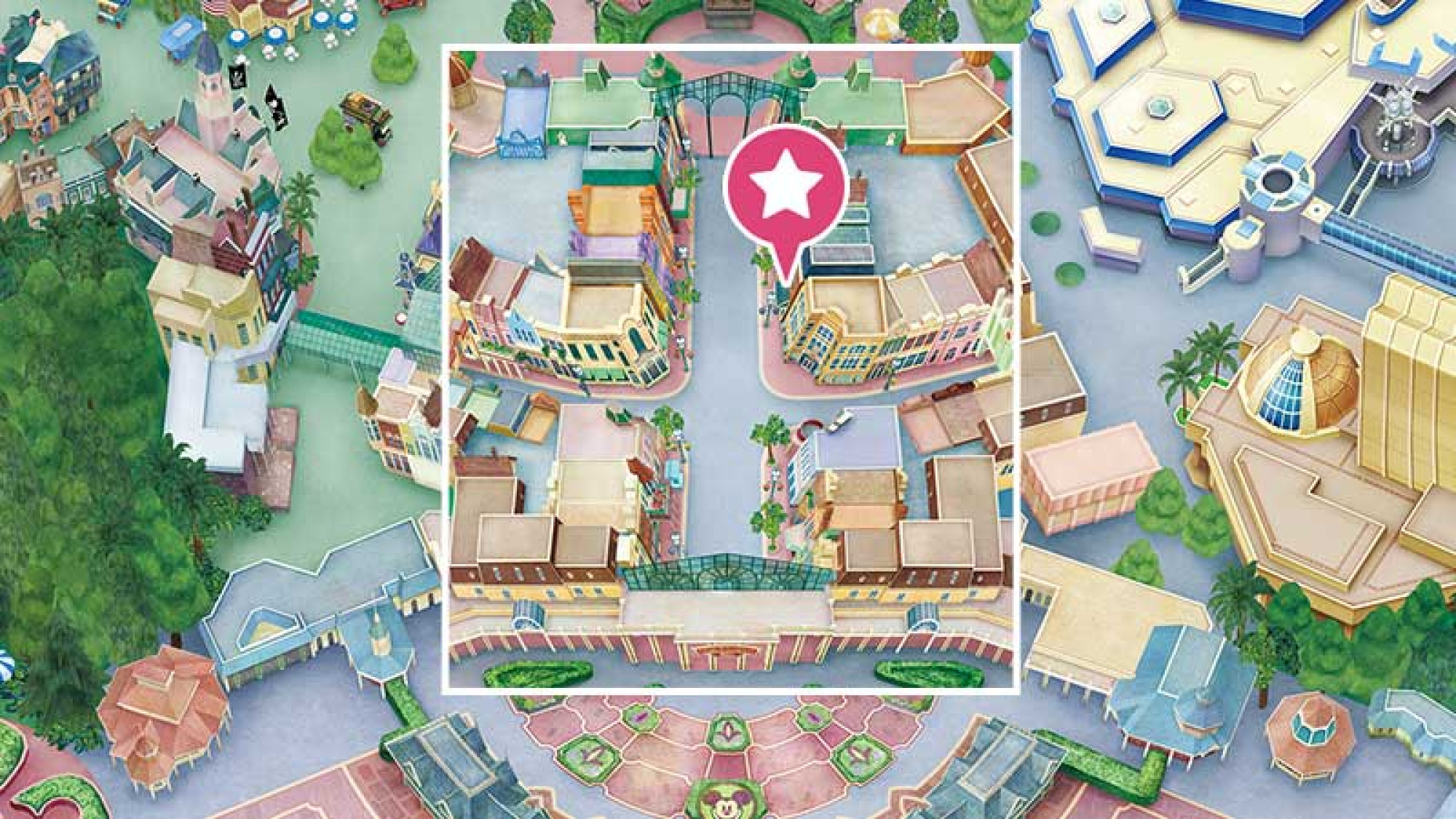 ハリントンズ ジュエリー ウォッチの地図 キャステル Castel ディズニー情報