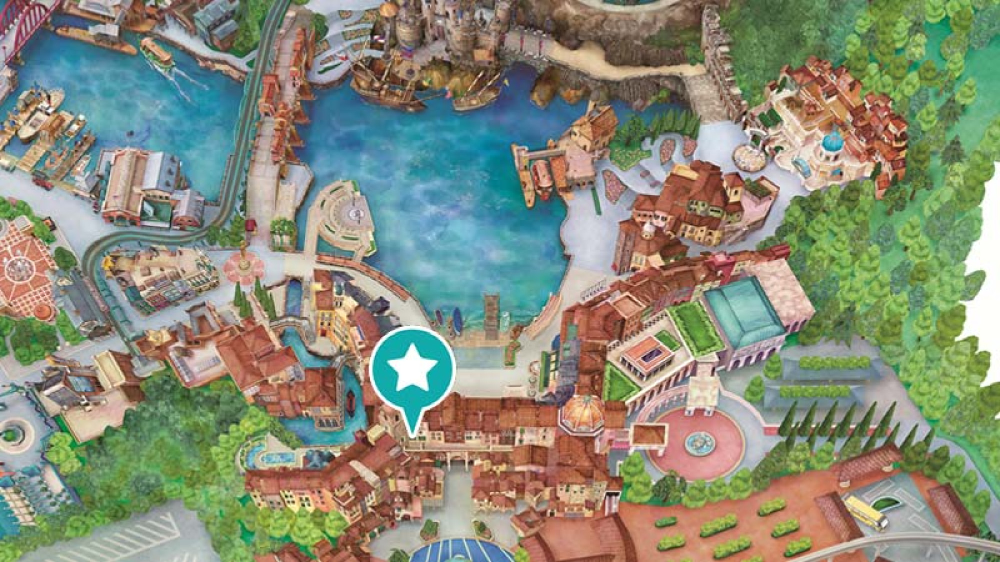 ガッレリーア ディズニーの地図 キャステル Castel ディズニー情報