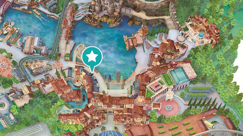 ヴィラ ドナルド ホームショップの地図 キャステル Castel ディズニー情報