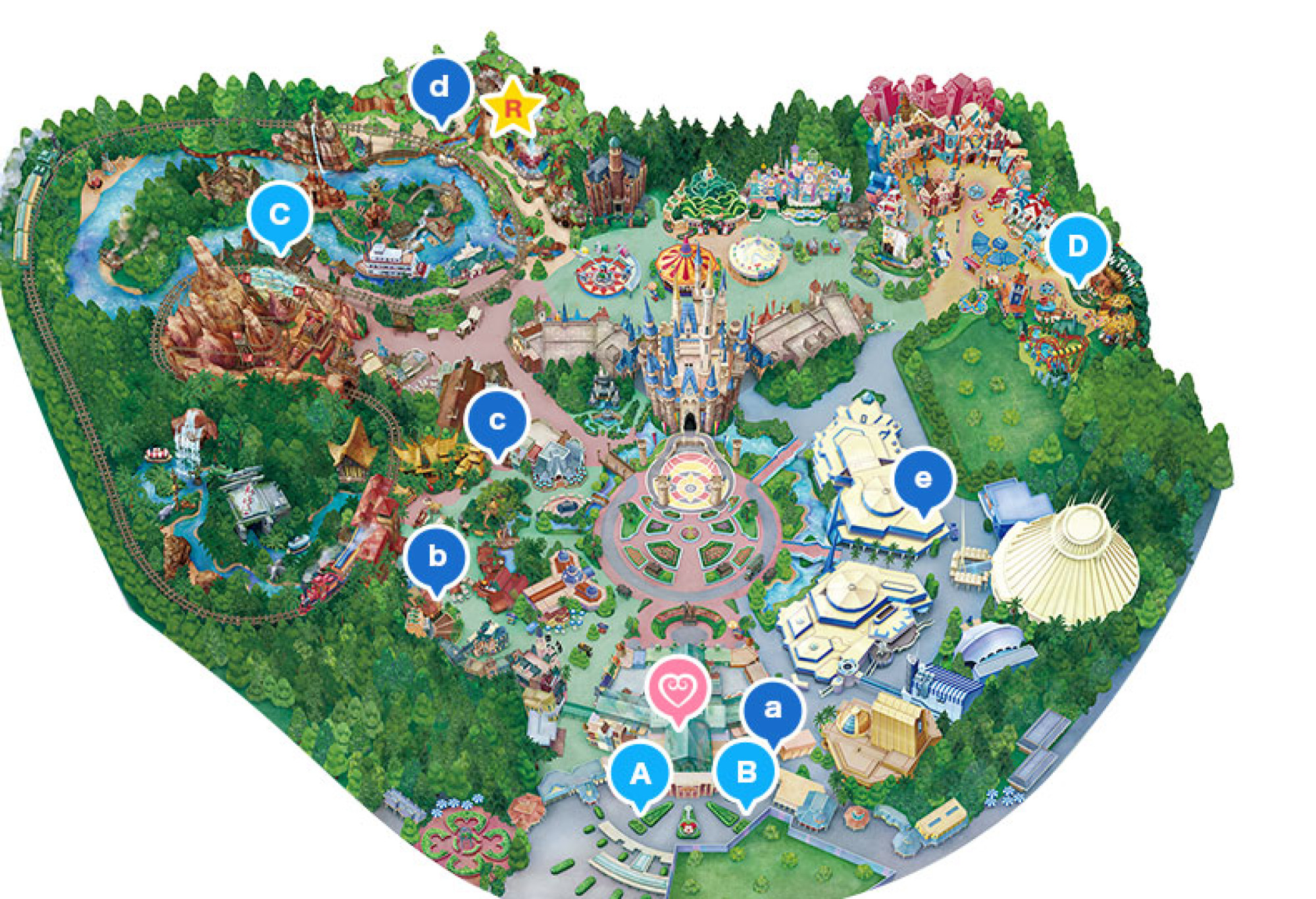 東京ディズニーランドのフォトキーカードがもらえる場所 キャステル Castel ディズニー情報