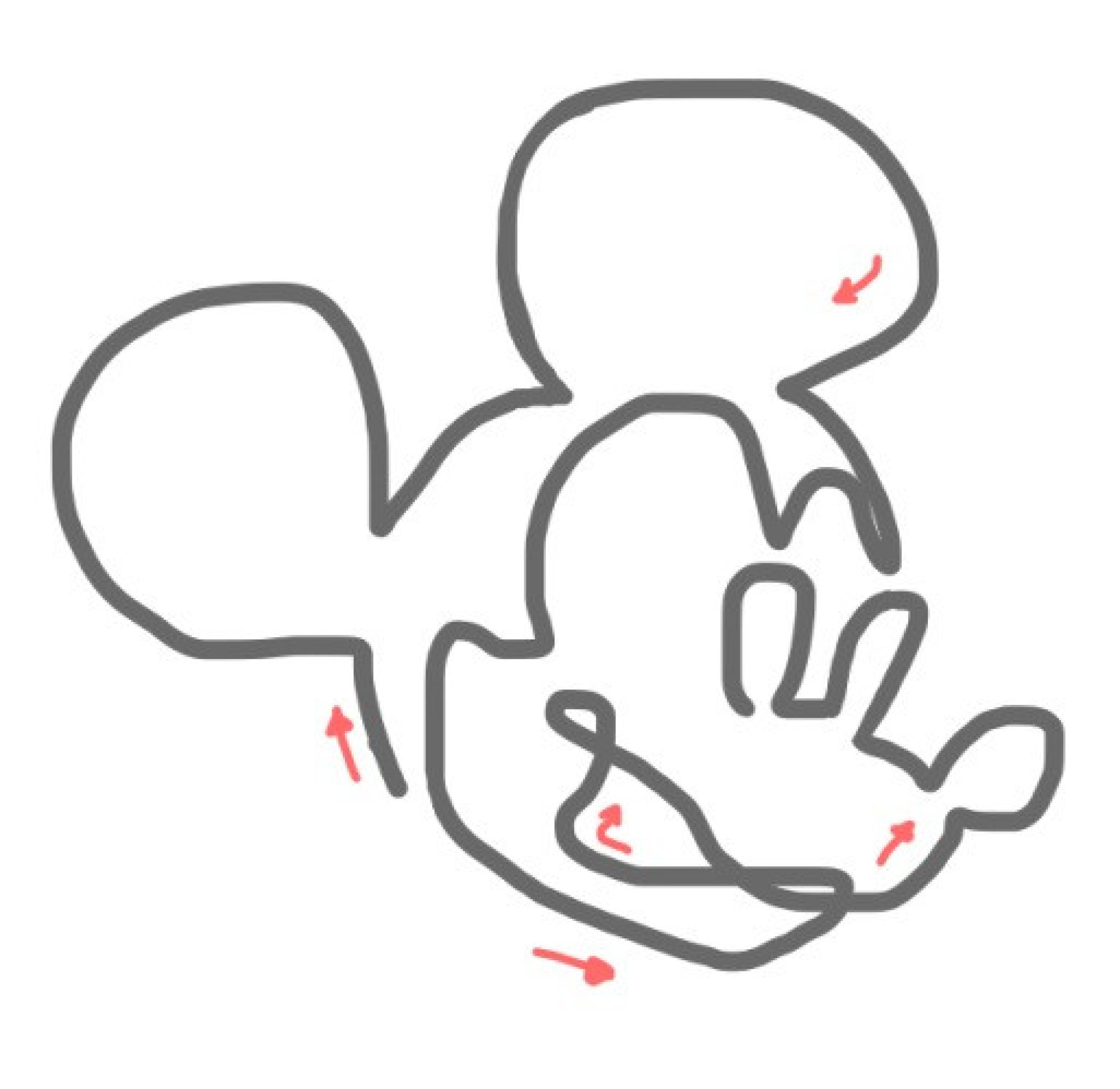 ミッキーの書き方 キャステル Castel ディズニー情報