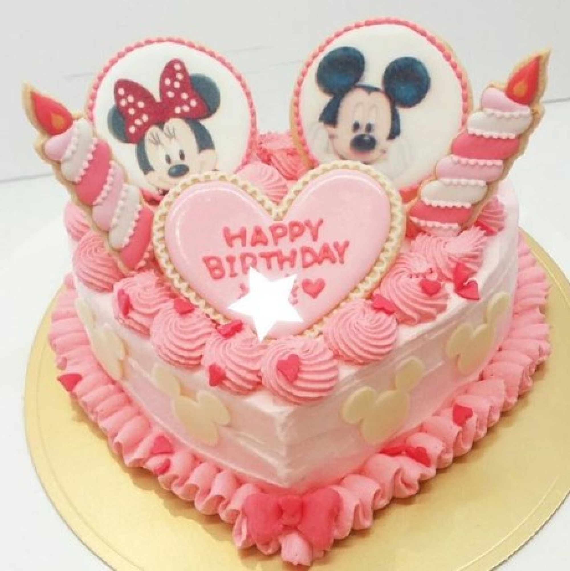 ミッキーとミニーの誕生日ケーキ キャステル Castel ディズニー情報