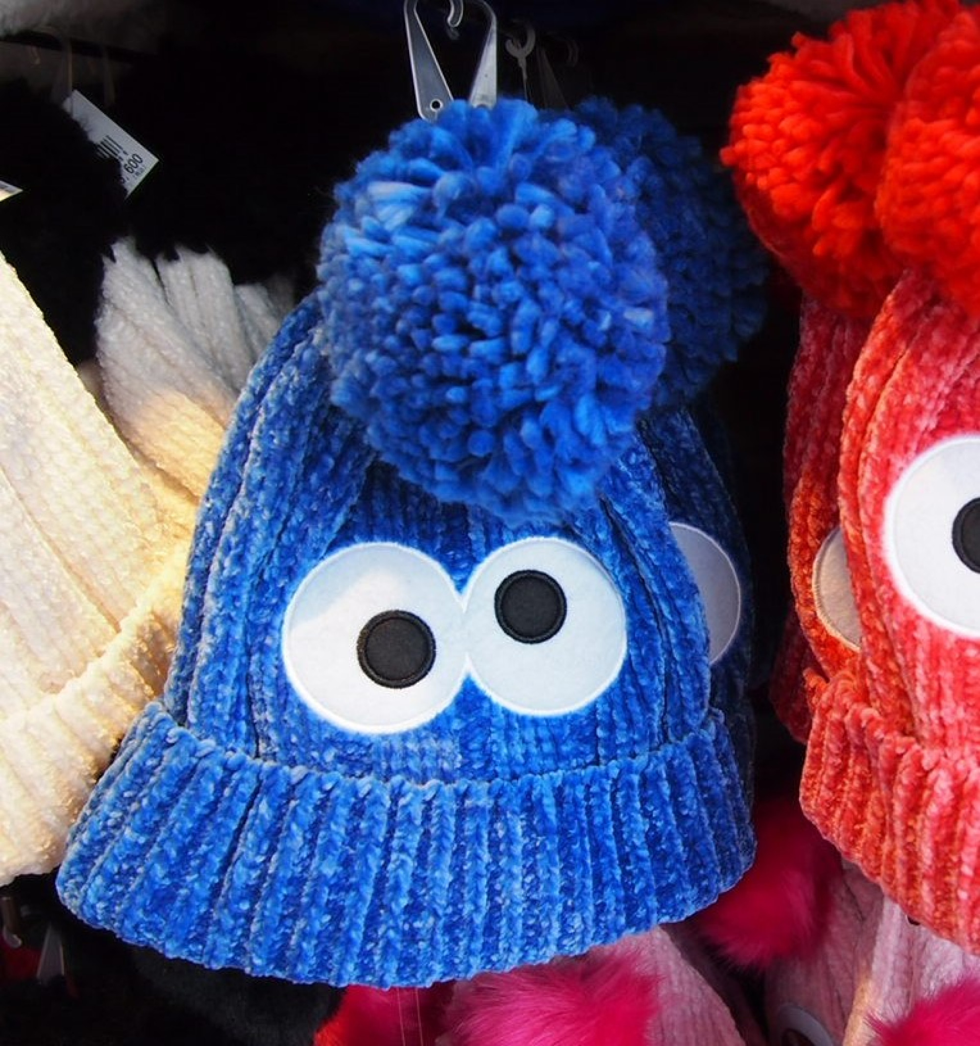 セサミストリートニットキャップクッキーモンスター キャステル Castel ディズニー情報