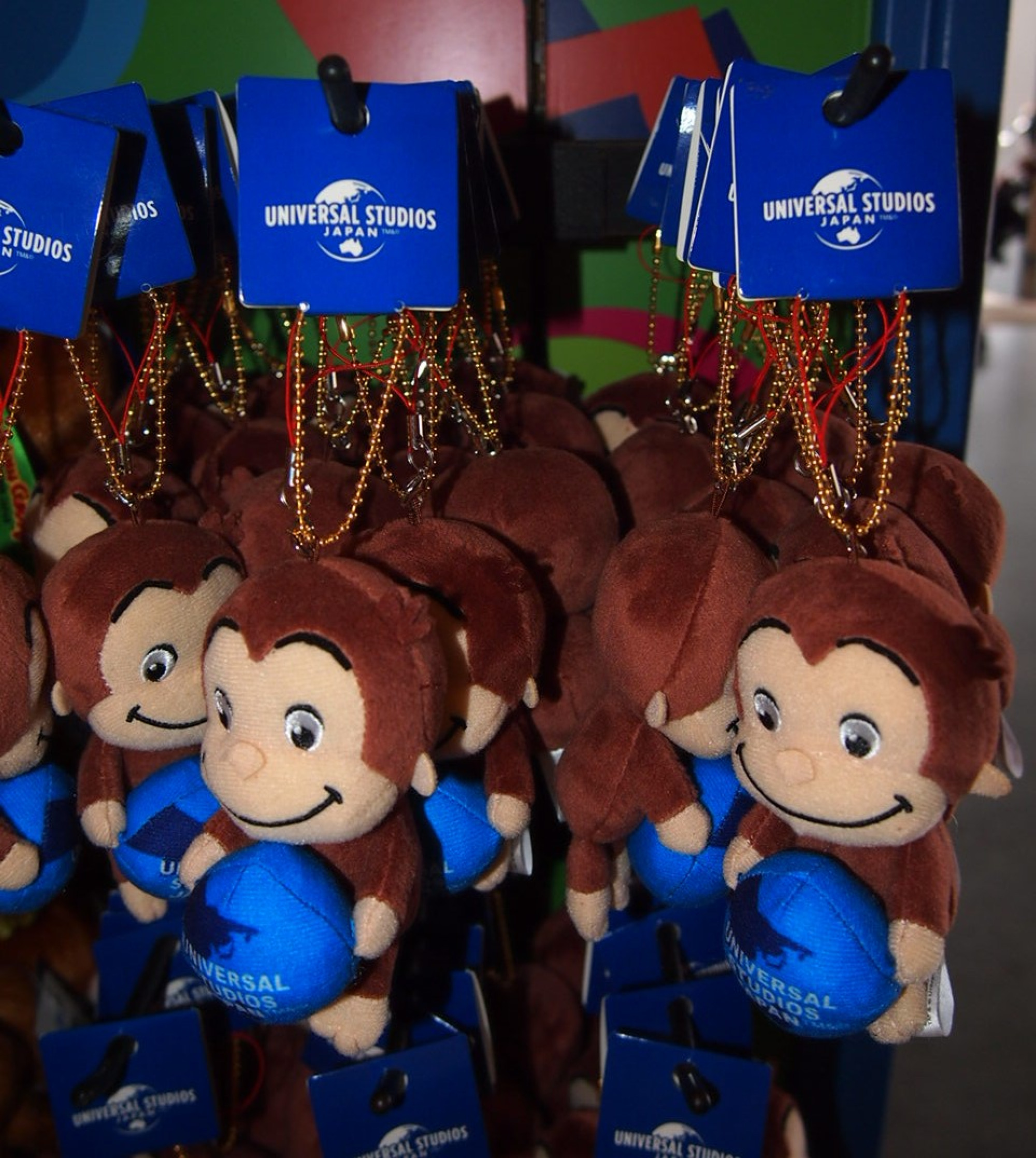 おさるのジョージ ぬいぐるみキーホルダー キャステル Castel ディズニー情報