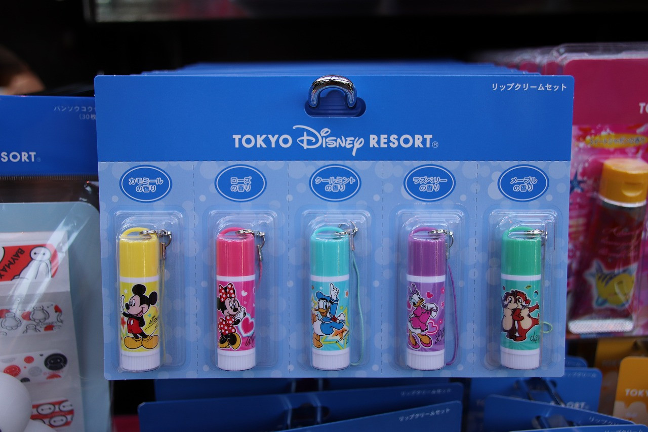 リップクリームストラップセット キャステル Castel ディズニー情報