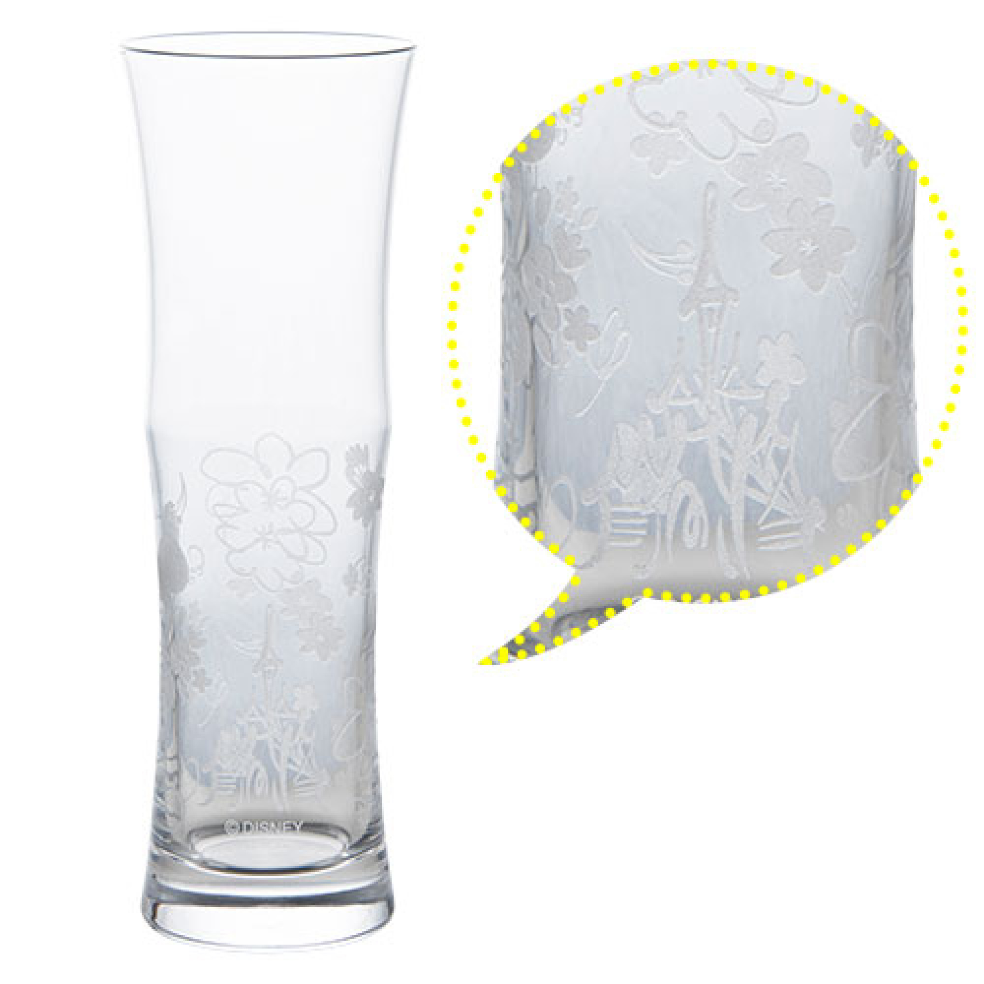 花瓶一輪ざし 裏面 キャステル Castel ディズニー情報